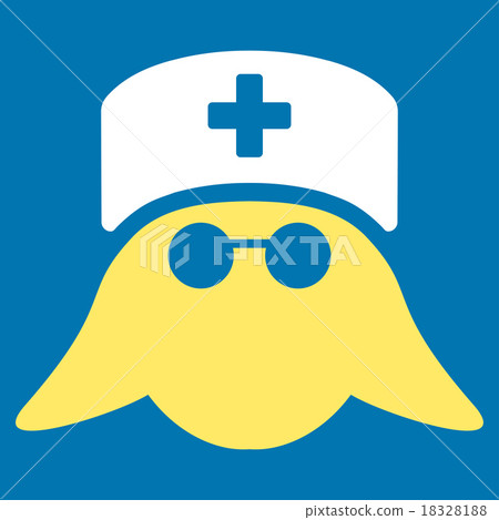 Medical Nurse Head Icon Medical Nurse Head Icon 18328188