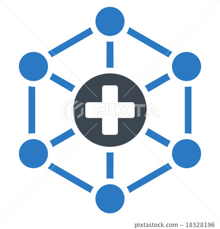 Medical Network Icon 18328196