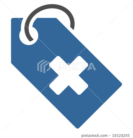 Hospital Tag Icon Hospital Tag Icon 18328205