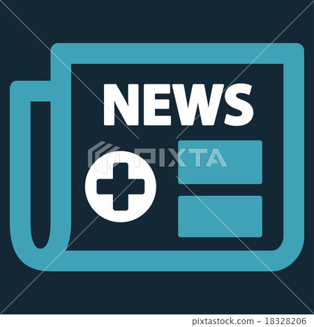 Medical Newspaper Icon Medical Newspaper Icon 18328206