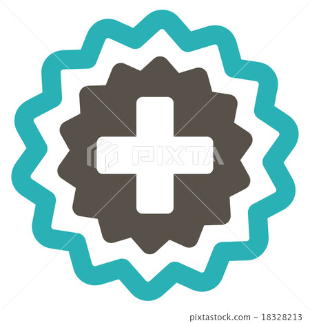 Medical Cross Stamp Icon Medical Cross Stamp Icon 18328213