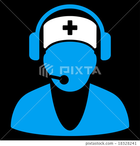 Hospital Receptionist Icon Hospital Receptionist Icon 18328241