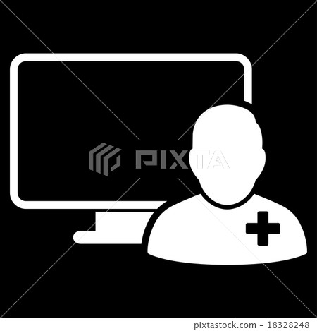 Online Doctor Icon 18328248