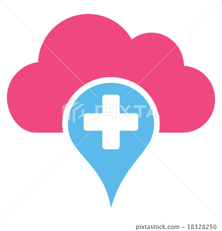 Medical Cloud Icon Medical Cloud Icon 18328250