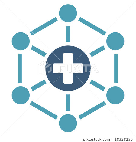 Medical Network Icon Medical Network Icon 18328256