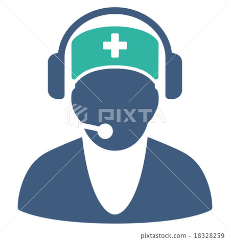 Hospital Receptionist Icon Hospital Receptionist Icon 18328259