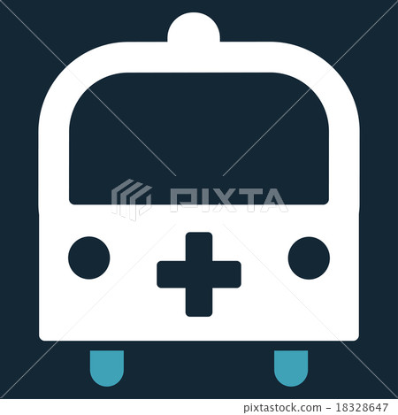 Medical Bus Icon - Stock Illustration [18328647] - PIXTA