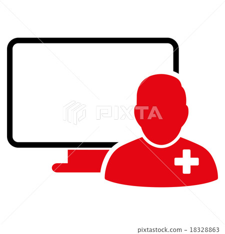 Online Doctor Icon 18328863