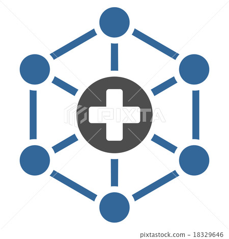 Medical Network Icon 18329646