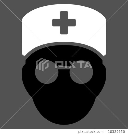Medic Head Icon 18329650