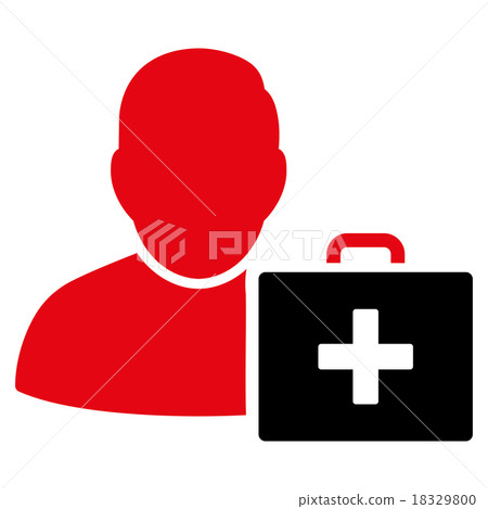First Aid Man Icon First Aid Man Icon 18329800