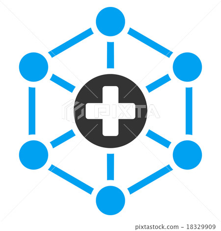 Medical Network Icon 18329909