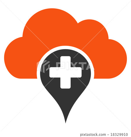 Medical Cloud Icon Medical Cloud Icon 18329910