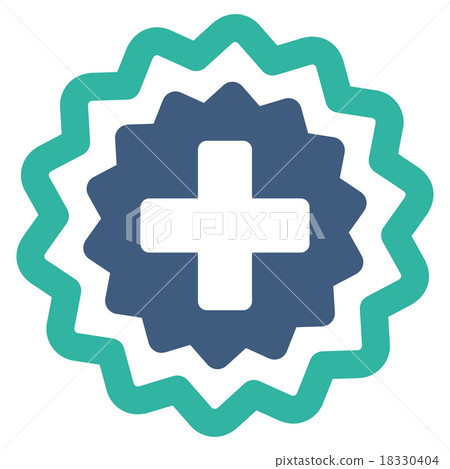 Medical Cross Stamp Icon 18330404