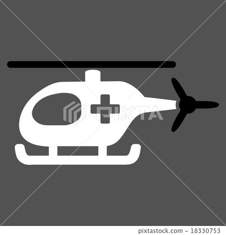 Emergency Helicopter Icon 18330753
