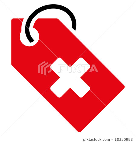 Hospital Tag Icon Hospital Tag Icon 18330998