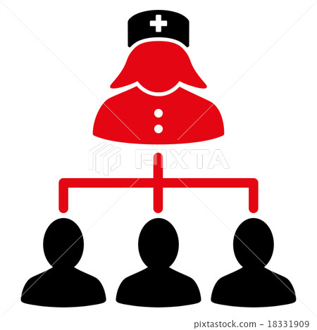 Nurse Patients Connections Icon 18331909