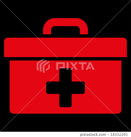 First Aid Toolbox Icon First Aid Toolbox Icon 18332201