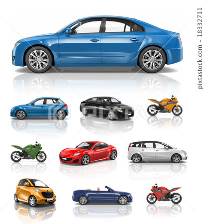 Transportation Vehicle Car Motorcycle Performance Concept Transportation Vehicle Car Motorcycle Performance Concept 18332711