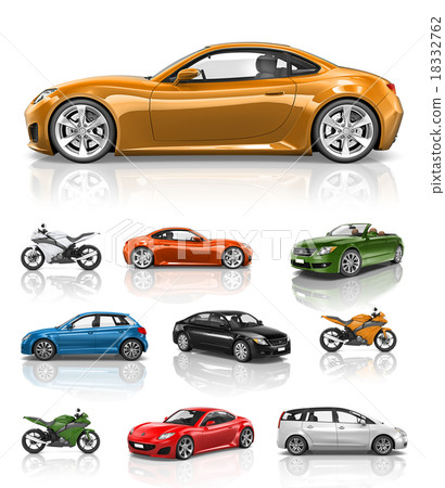 Transportation Vehicle Car Motorcycle Performance Concept Transportation Vehicle Car Motorcycle Performance Concept 18332762