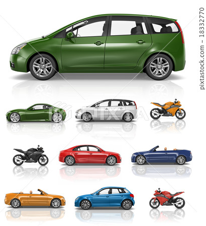 Transportation Vehicle Car Motorcycle Performance Concept Transportation Vehicle Car Motorcycle Performance Concept 18332770