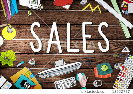 Sales Selling Accounting Income Money Concept Sales Selling Accounting Income Money Concept 18332787