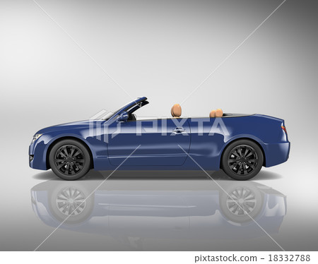 Car Convertible Transportation 3D Illustration Concept Car Convertible Transportation 3D Illustration Concept 18332788