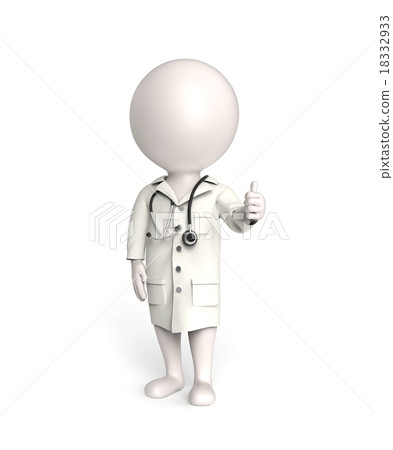 Doctor on white 18332933