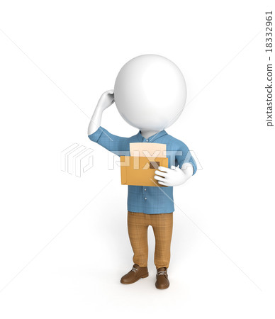 Man with a letter Man with a letter 18332961