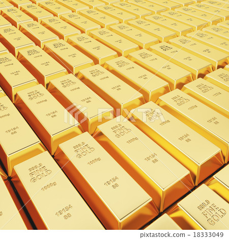 Lots of gold bars Lots of gold bars 18333049