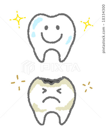 Smile and decayed toy set with glitter 18334300