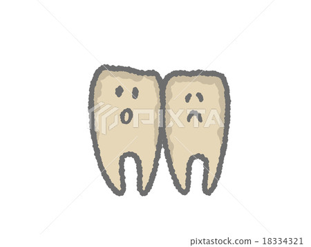 Anterior teeth twins pigmentation 18334321