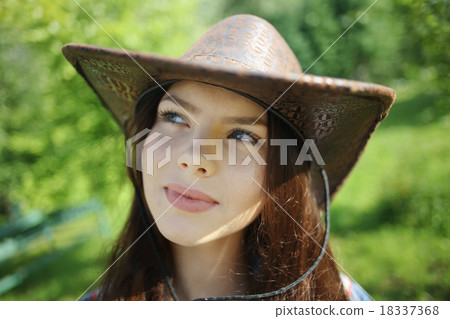 brunette in a rustic style brunette in a rustic style 18337368