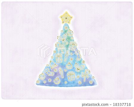 Christmas tree illustration Christmas tree illustration 18337718