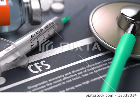 Diagnosis - CFS. Medical Concept. Diagnosis - CFS. Medical Concept. 18338014