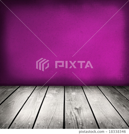 violet painted old wooden wall 18338346