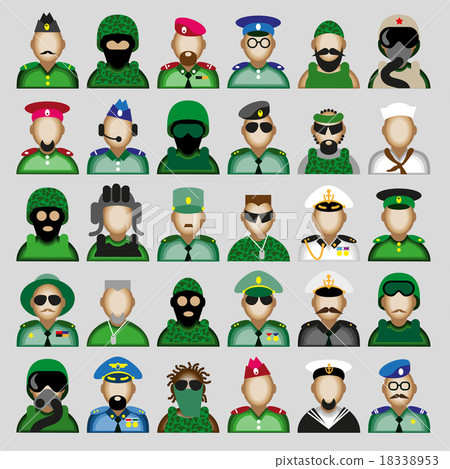 Military avatars 18338953