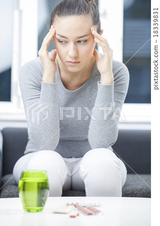Depressed woman Depressed woman 18339831