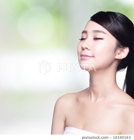 beautiful Skin care woman Face beautiful Skin care woman Face 18340163