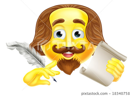 Shakespeare Emoji Emoticon 18340758