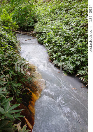 Noboribetsu Onsen的來源流動的Ooyukuma河 18340934