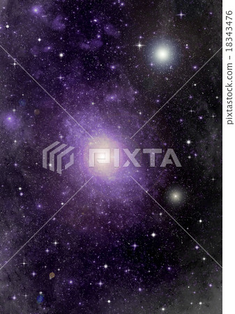 galaxy in a free space 18343476