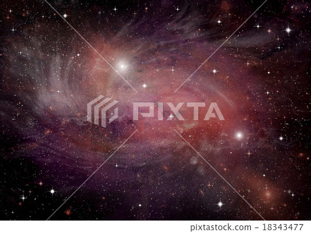 galaxy in a free space 18343477
