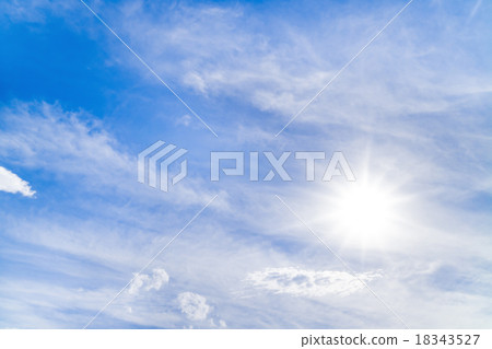 Blue sky sky cloud fall sky background material backlight solar Blue sky sky cloud fall sky background material backlight solar 18343527