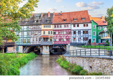 Bridge Kramerbrucke in Erfurt 18345460