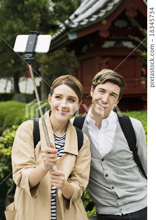 Foreign tourist Foreign tourist 18345734