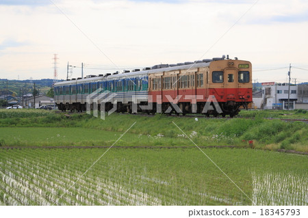 久留裡線上運行的舊柴油車（Kiha 38 + Kiha 30） 18345793