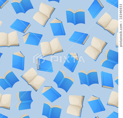 Reading books seamless pattern Reading books seamless pattern 18346933