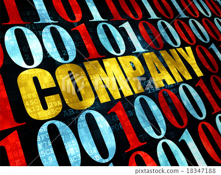 Finance concept: Company on Digital background Finance concept: Company on Digital background 18347188