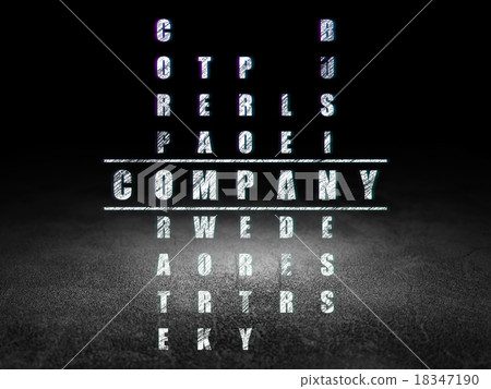 Business concept: Company in Crossword Puzzle Business concept: Company in Crossword Puzzle 18347190
